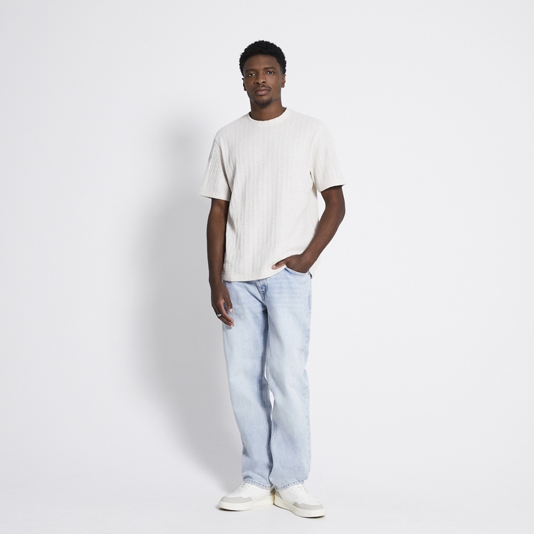 Knit tee "Timon" Light Beige